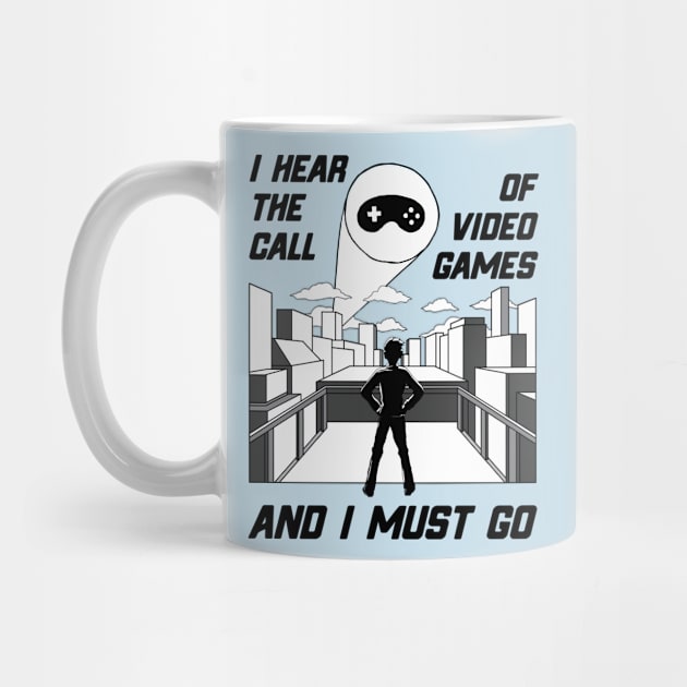 Boy Gamer Video Games Calling Boy Gamers Gift by atomguy